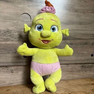 Dreamworks Animation Shrek Baby Girl Green Ogre Universal Studios Plush Doll 14"